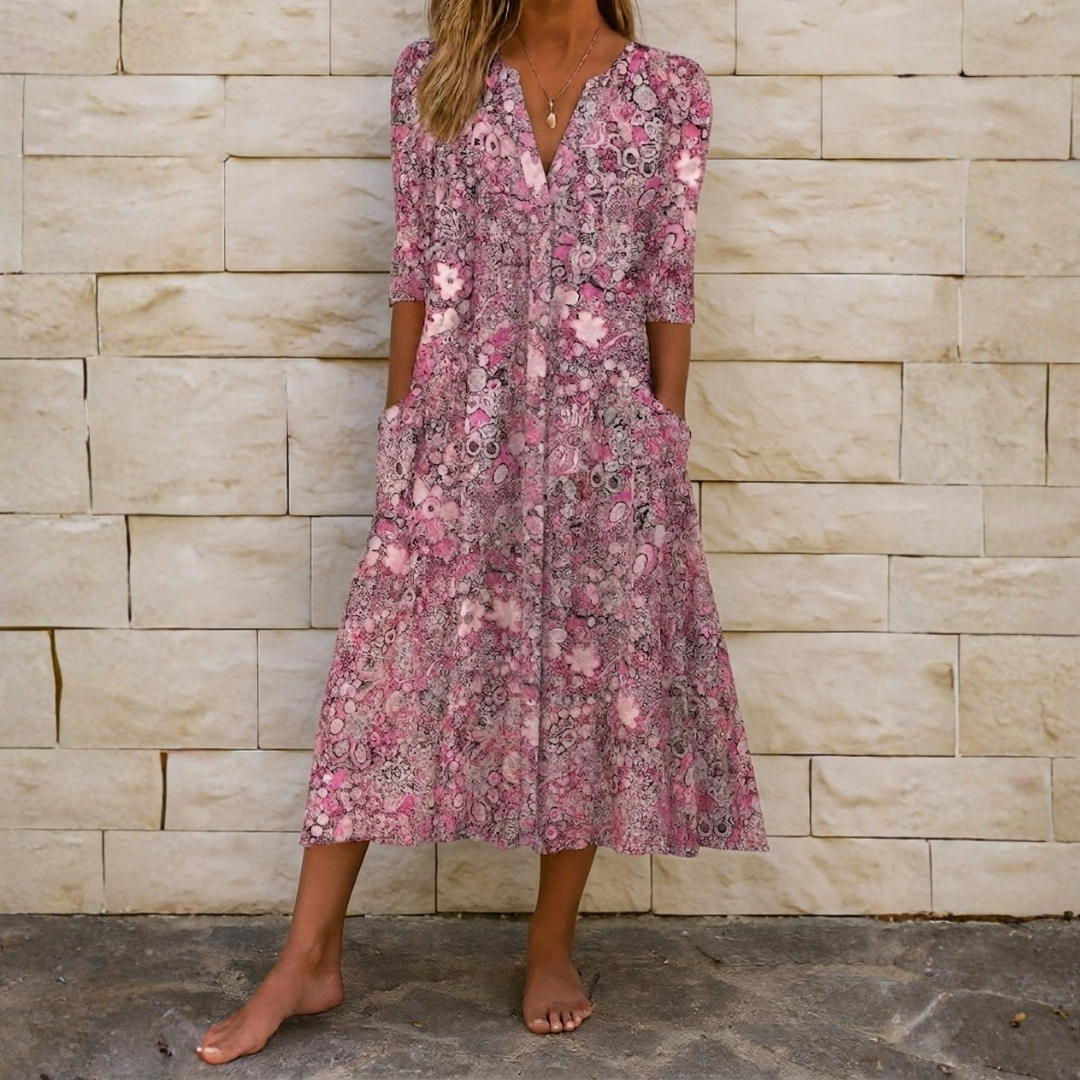 Harlow™ | Vestido Elegante con Escote en V