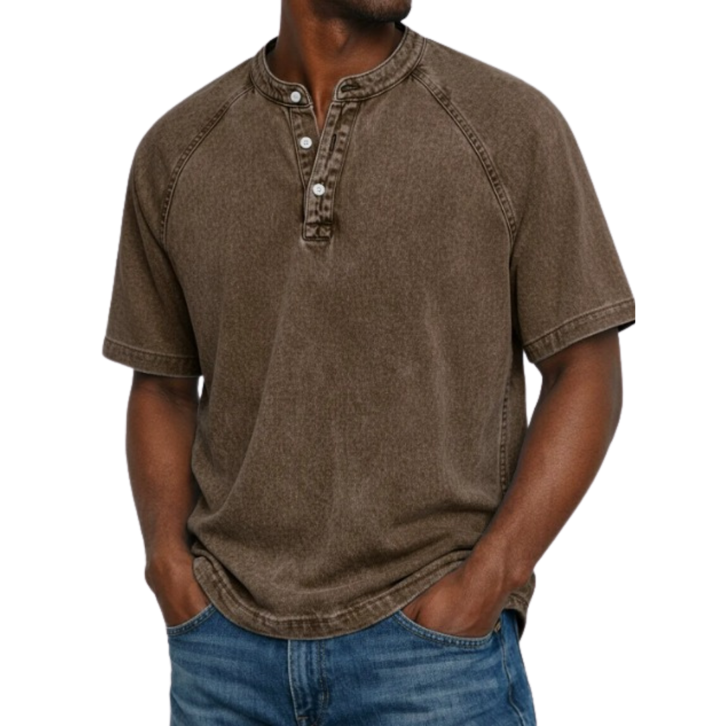 Cazel™ | Estilo Henley Marino