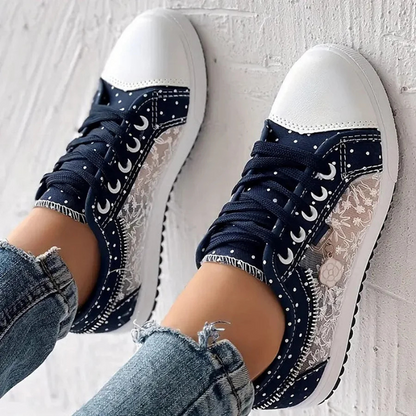 CARO™ | ZAPATILLAS ELEGANTES PARA MUJER CON DETALLES FLORALES