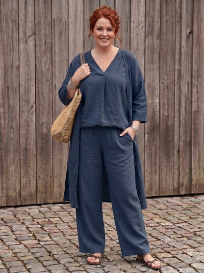 Onyx | Conjunto Túnica Holgada con Pantalón Ancho