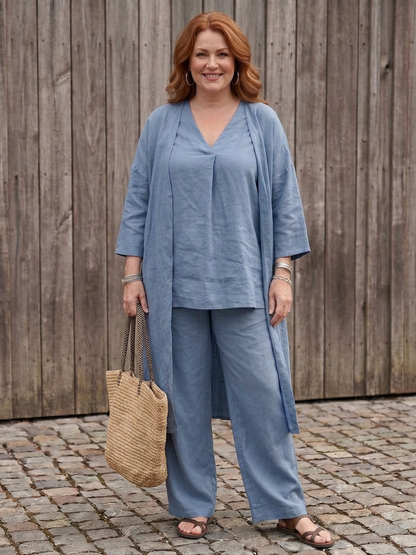 Onyx | Conjunto Túnica Holgada con Pantalón Ancho