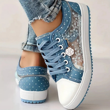 CARO™ | ZAPATILLAS ELEGANTES PARA MUJER CON DETALLES FLORALES