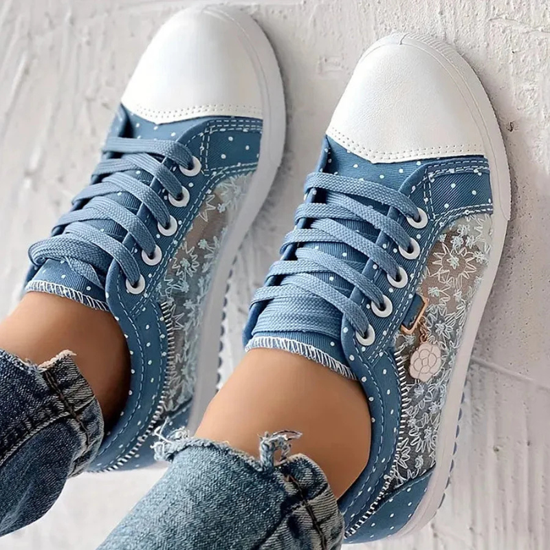 CARO™ | ZAPATILLAS ELEGANTES PARA MUJER CON DETALLES FLORALES
