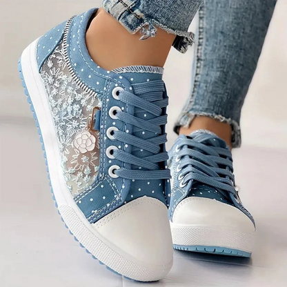 CARO™ | ZAPATILLAS ELEGANTES PARA MUJER CON DETALLES FLORALES