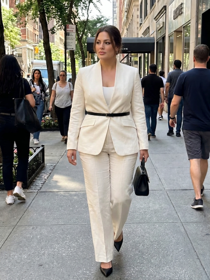 Delta | Traje Estructurado con Cuello Alzado