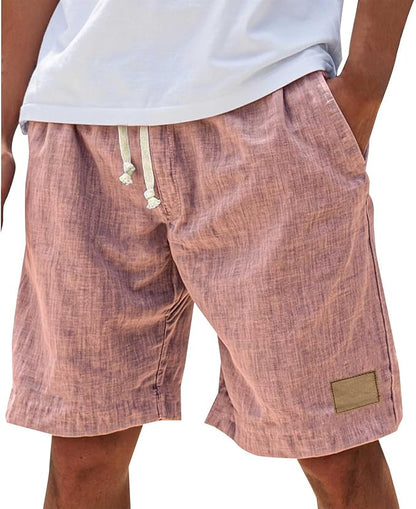 Lucas | Pantalones Cortos de Verano de Algodón con Cordones
