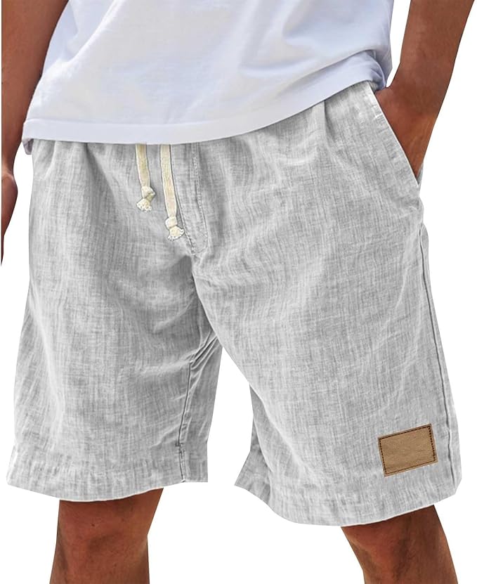 Lucas | Pantalones Cortos de Verano de Algodón con Cordones