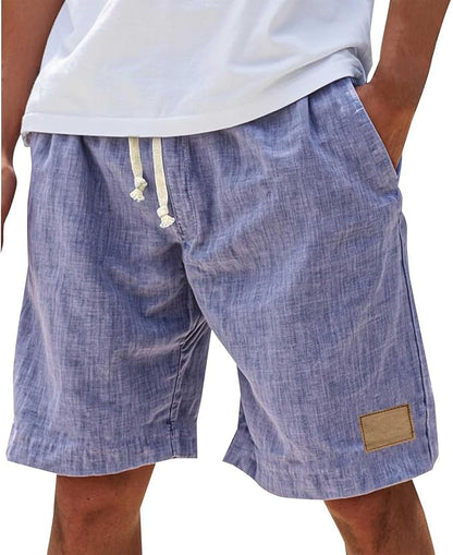 Lucas | Pantalones Cortos de Verano de Algodón con Cordones