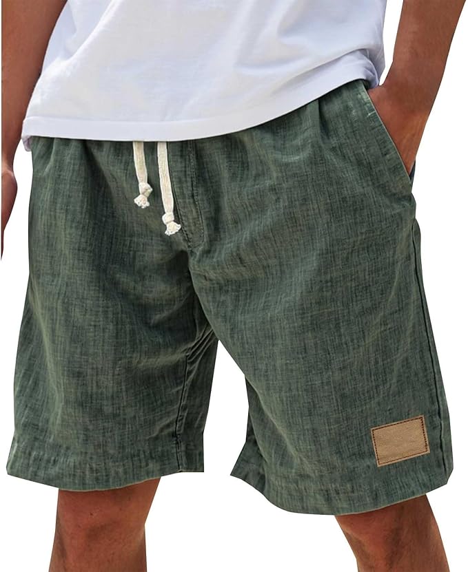 Lucas | Pantalones Cortos de Verano de Algodón con Cordones