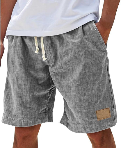 Lucas | Pantalones Cortos de Verano de Algodón con Cordones