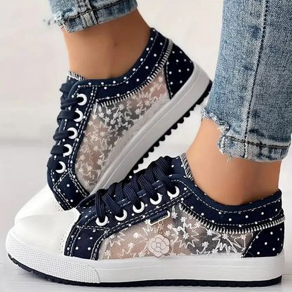 CARO™ | ZAPATILLAS ELEGANTES PARA MUJER CON DETALLES FLORALES