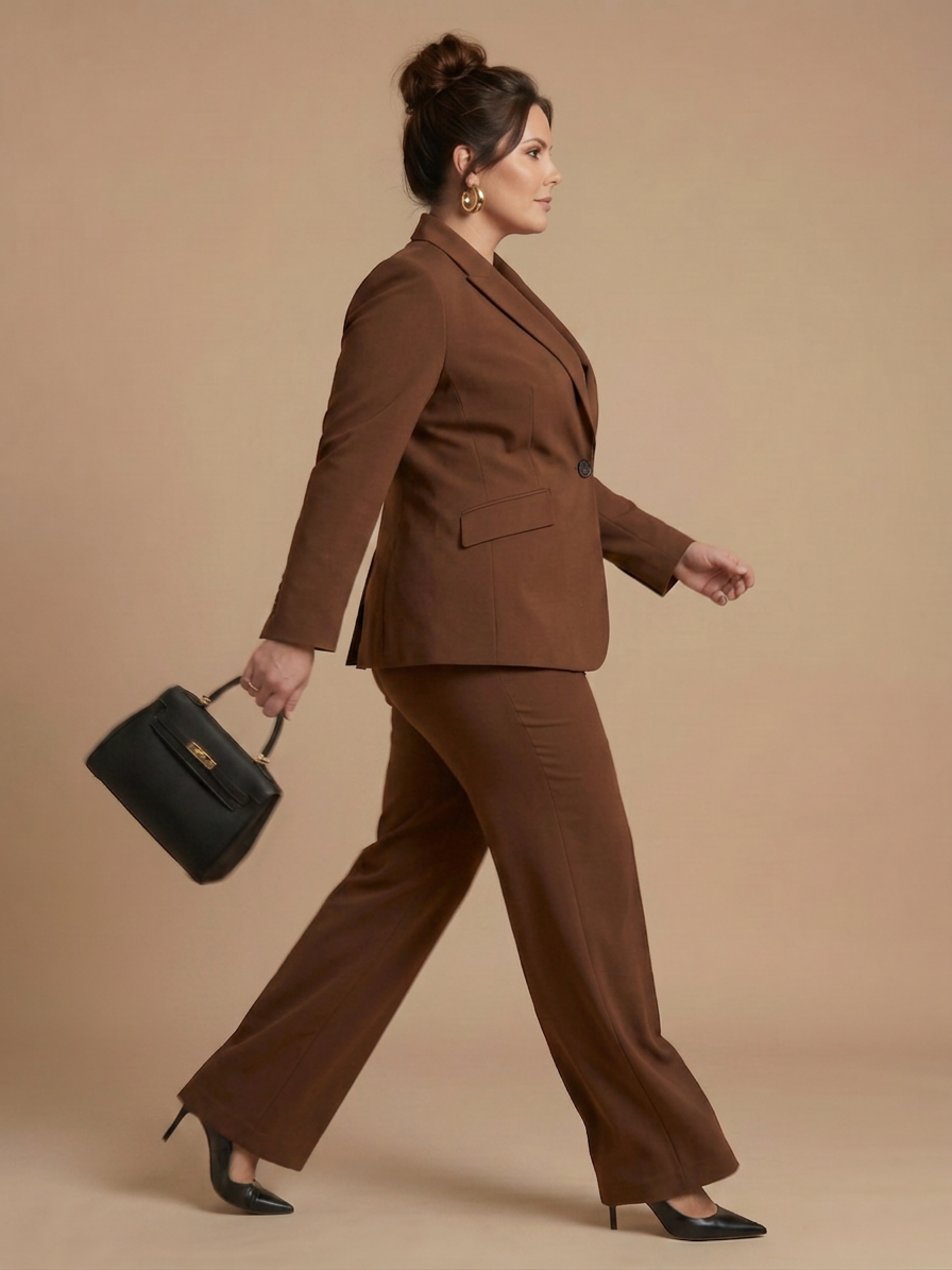 Delta | Traje Estructurado con Cuello Alzado