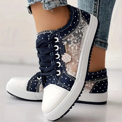 CARO™ | ZAPATILLAS ELEGANTES PARA MUJER CON DETALLES FLORALES