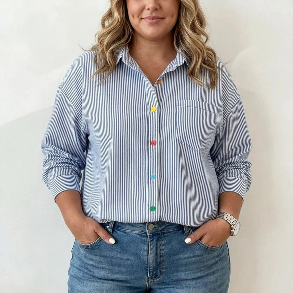 Elizabeth | Camisa Casual a Rayas