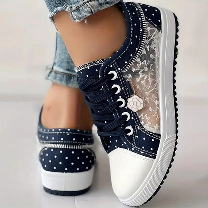 CARO™ | ZAPATILLAS ELEGANTES PARA MUJER CON DETALLES FLORALES