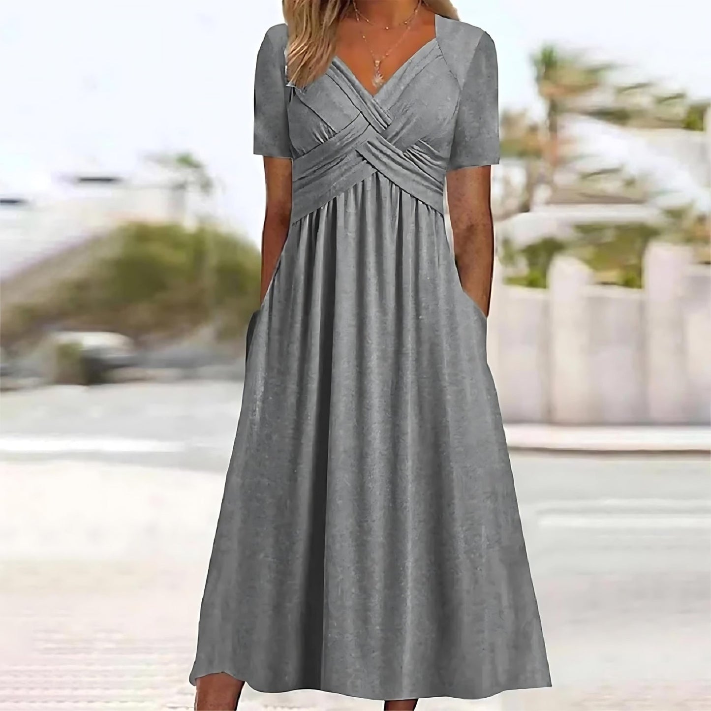 Carmen™ | Vestido Midi con Cobertura de Barriga
