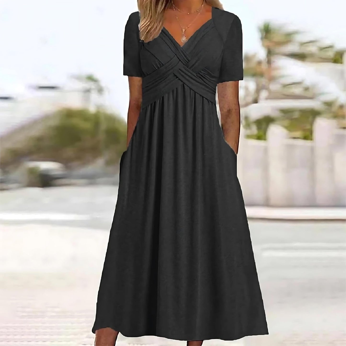Carmen™ | Vestido Midi con Cobertura de Barriga