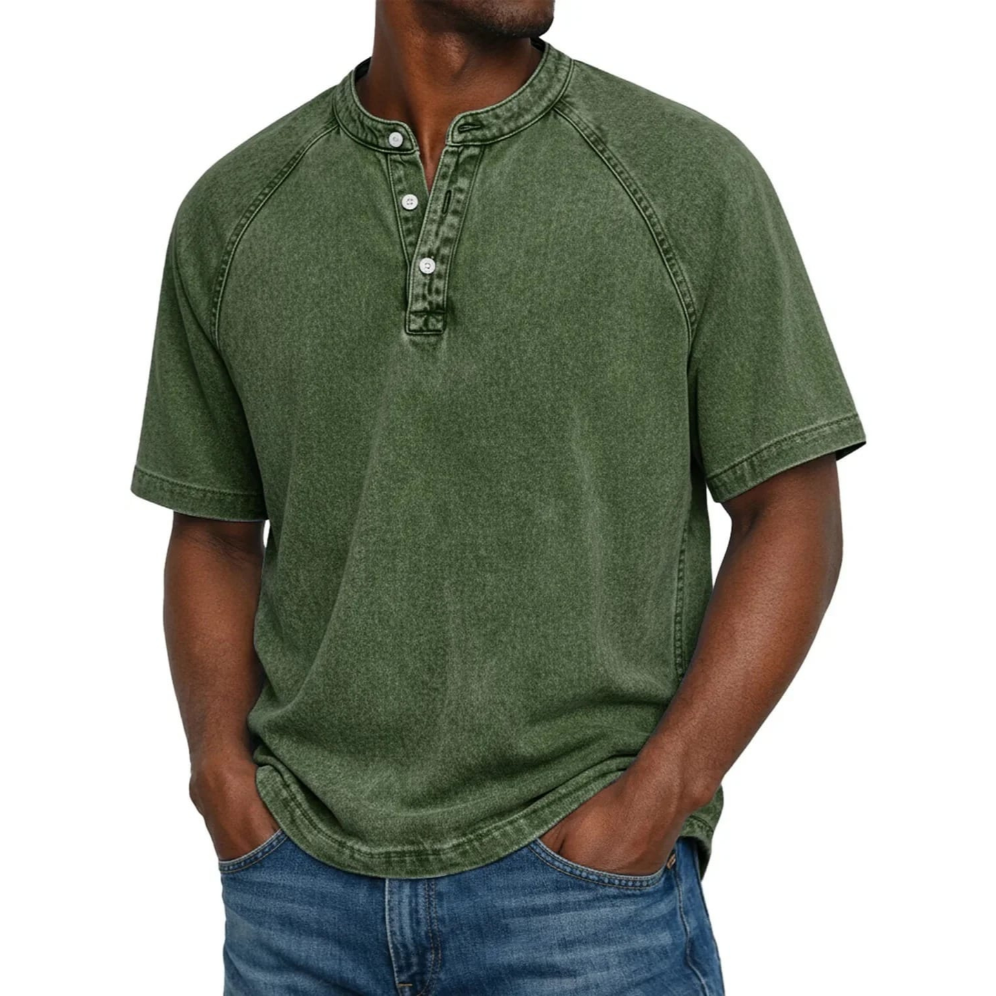 Cazel™ | Estilo Henley Marino