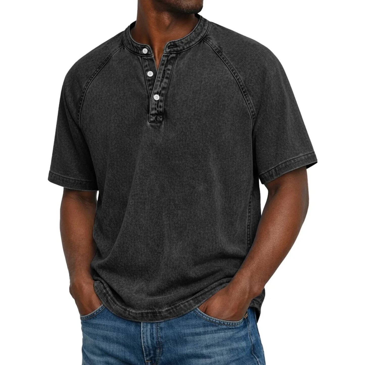 Cazel™ | Estilo Henley Marino