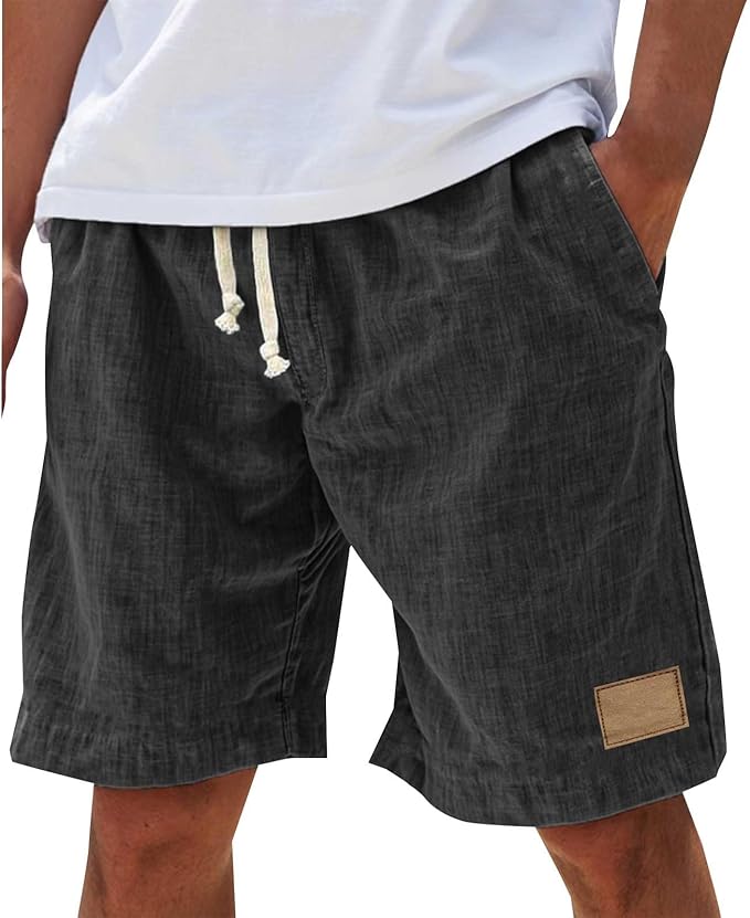Lucas | Pantalones Cortos de Verano de Algodón con Cordones