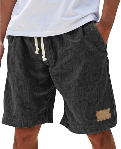 Lucas | Pantalones Cortos de Verano de Algodón con Cordones