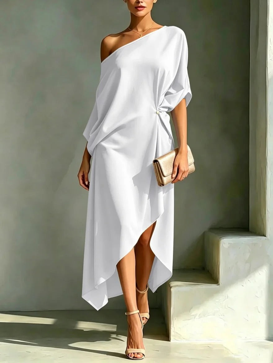 Camila™ | Vestido asimétrico elegante
