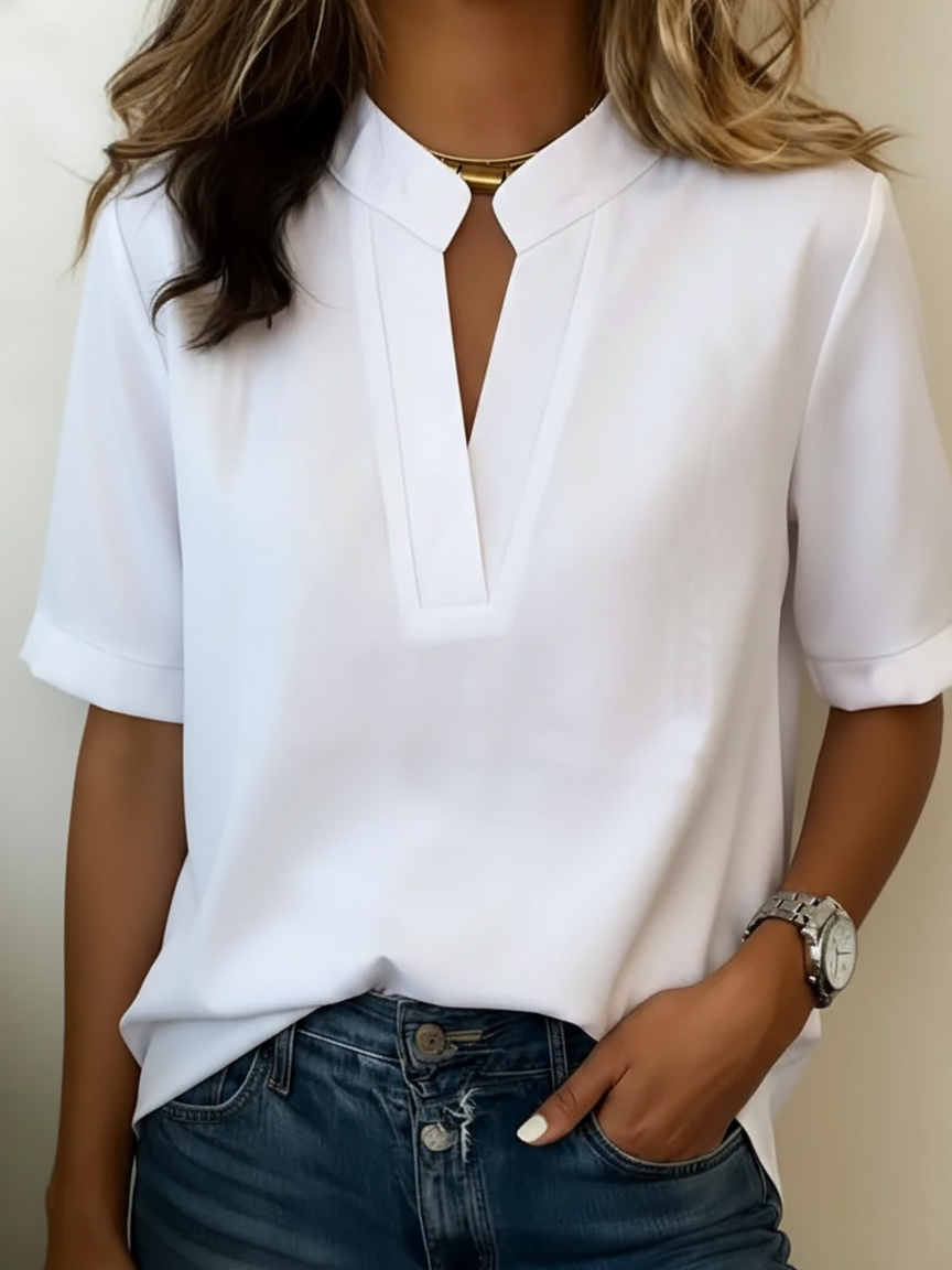 Lunvessa | Camisa de manga corta holgada