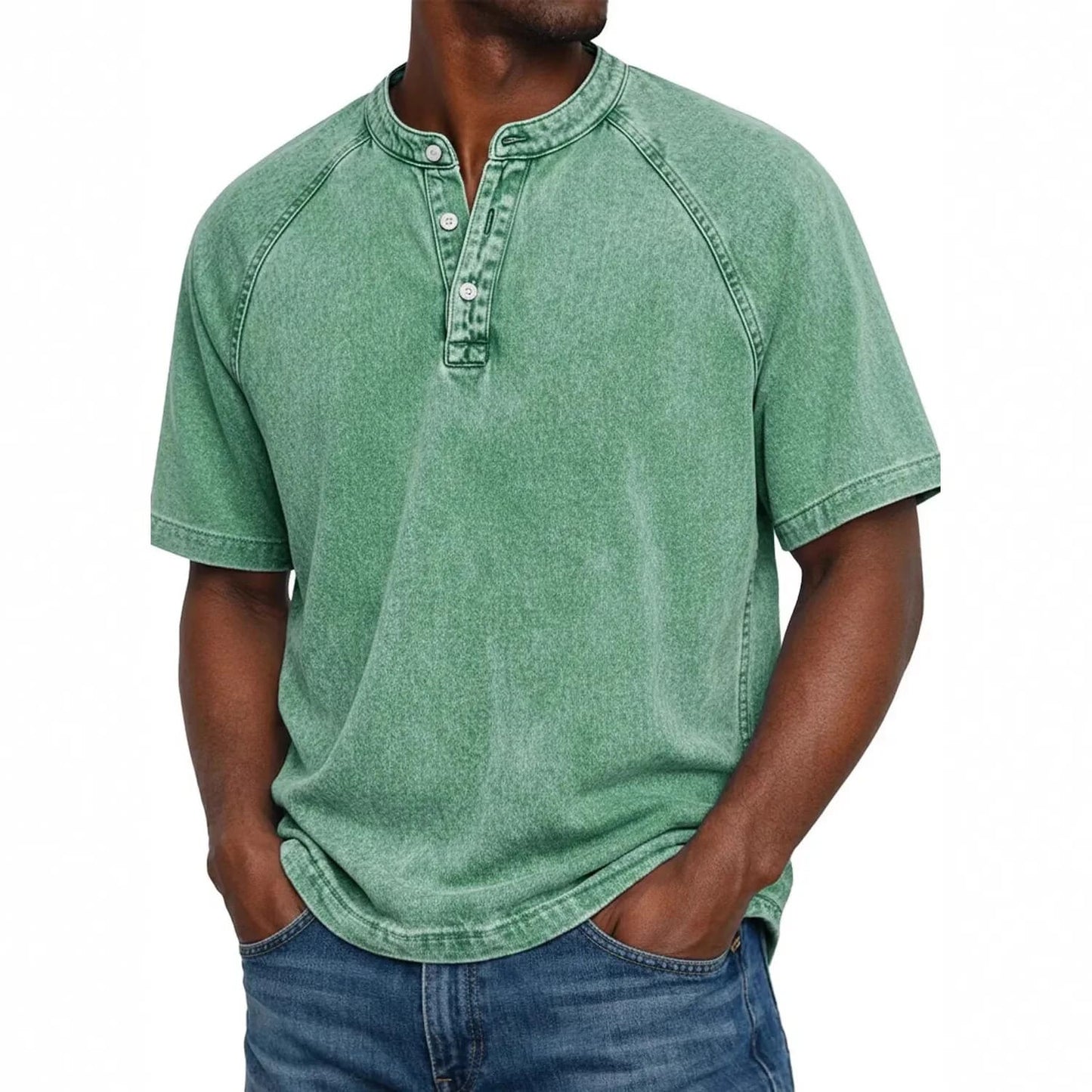 Cazel™ | Estilo Henley Marino