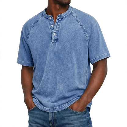Cazel™ | Estilo Henley Marino