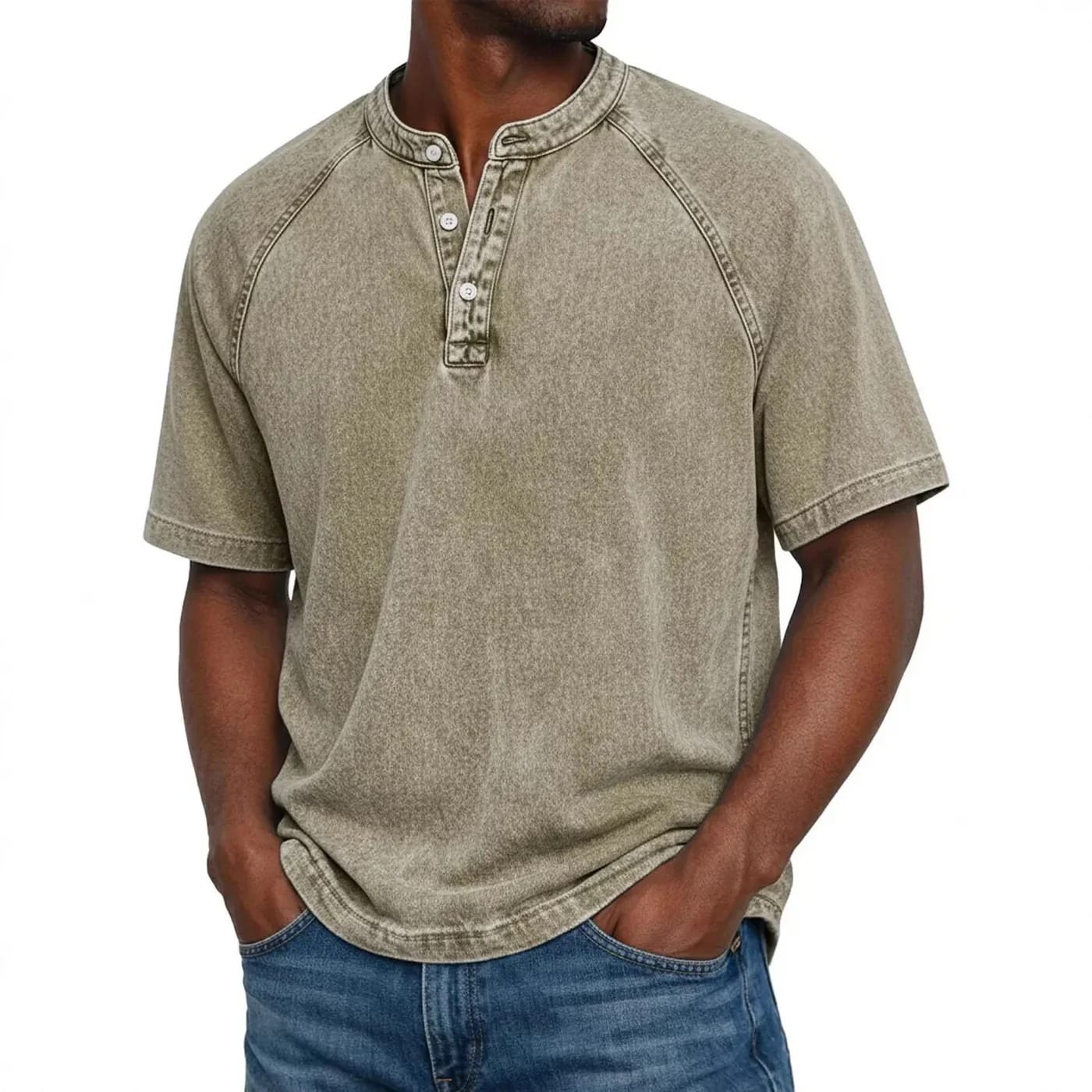 Cazel™ | Estilo Henley Marino