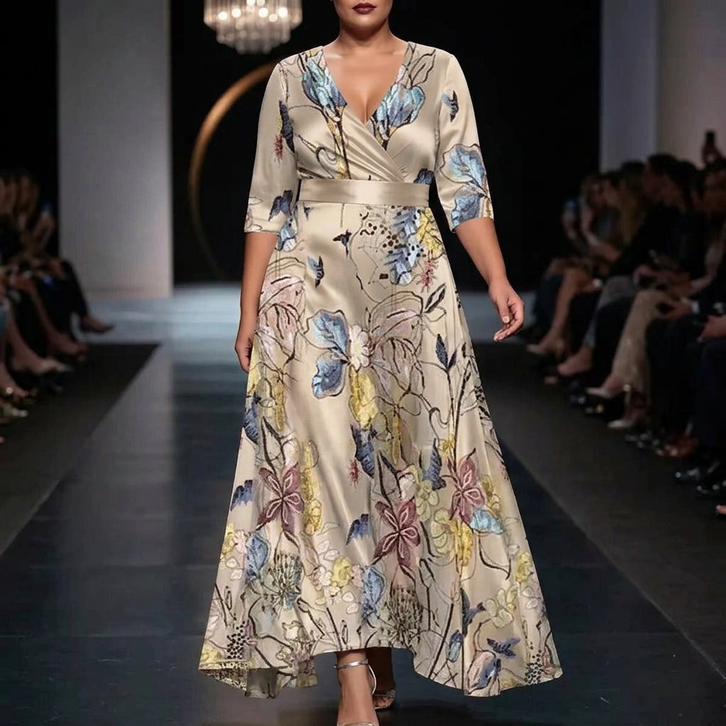 Ysa | Vestido Chic con Estampado Floral